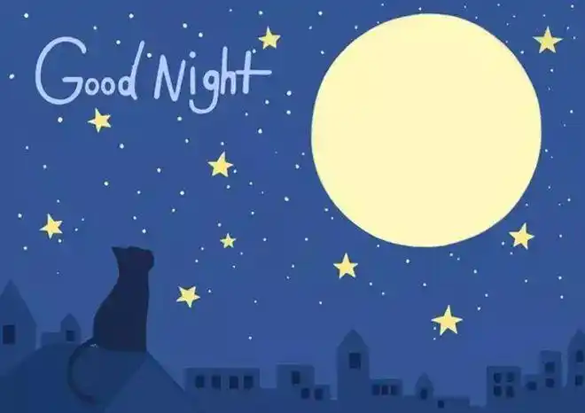 晚安心语唯美配图晚安正能量句子