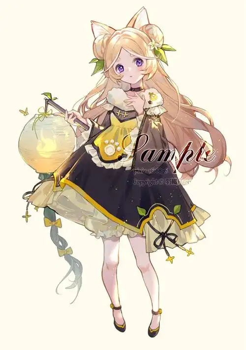 pixiv洛丽塔女孩插画图片