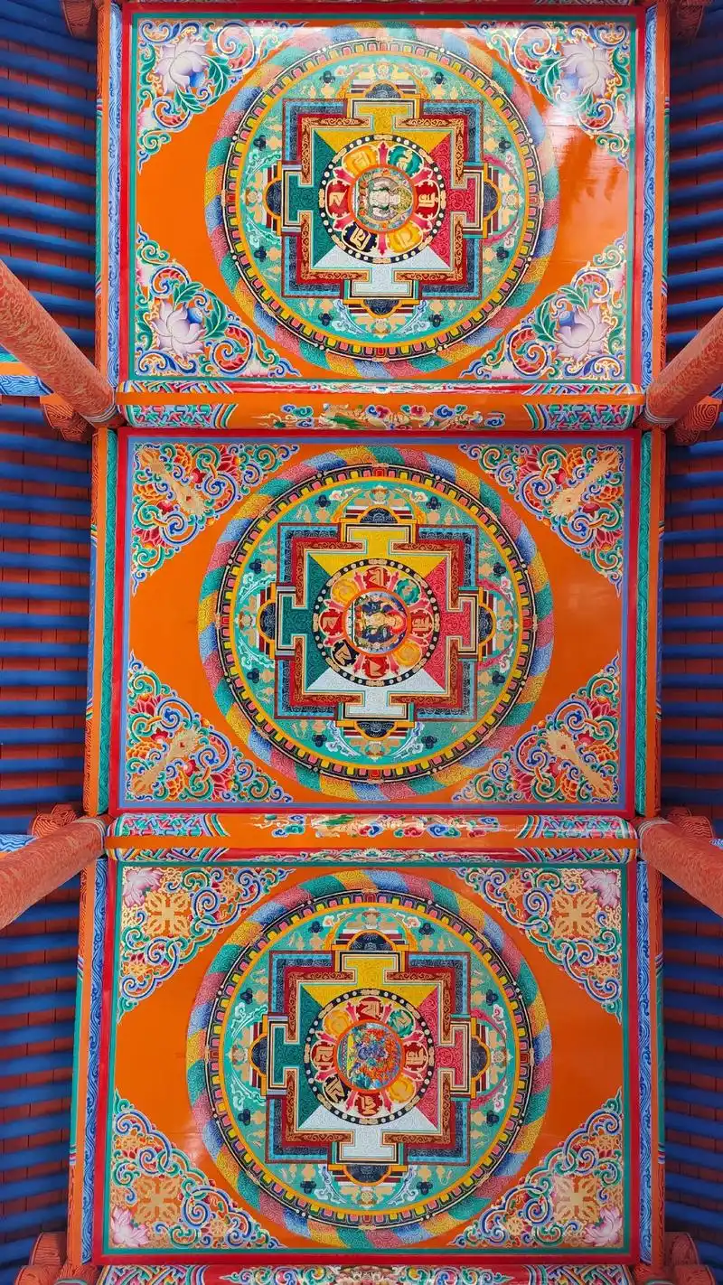 藏文化 塔尔寺艺术三绝之一 壁画 塔尔寺壁画精湛古 - 抖音