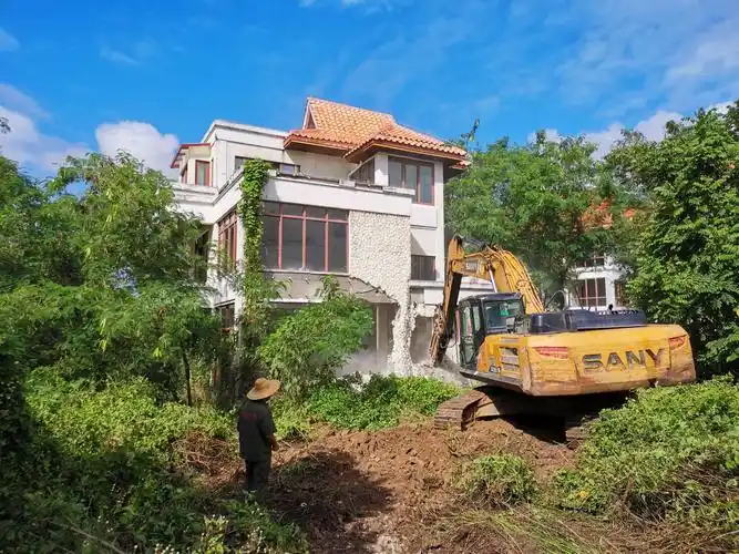 海棠区政府迅速落实违建别墅拆除工作情况
