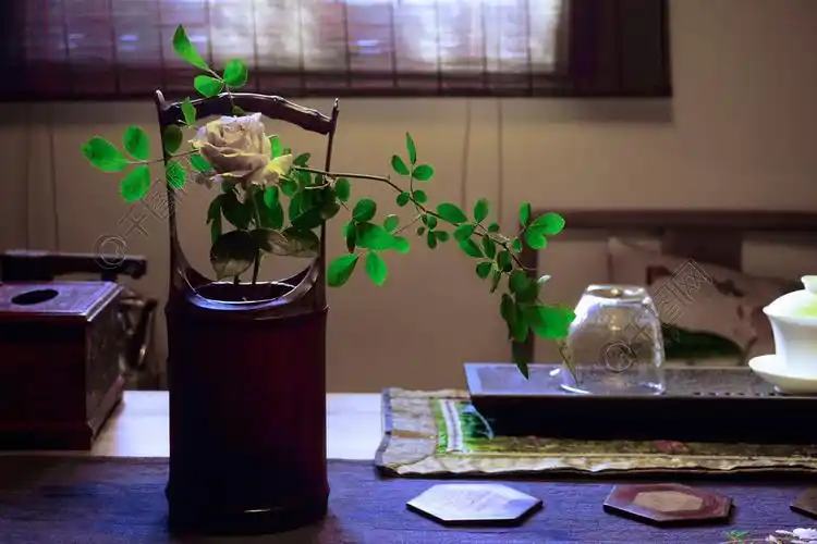 茶道禅意桌面摆件装饰摄影
