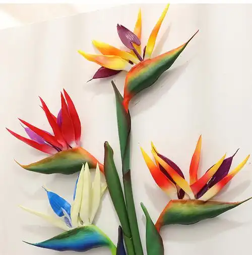 易豹 天堂鸟仿真花插花假天堂鸟仿真花塑料花假花落地仿真鹤望兰绿植