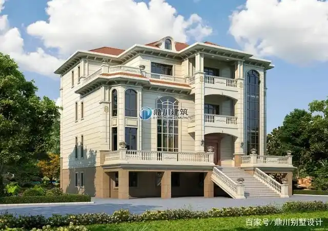 8套带架空层别墅,同是欧式却造型各异,人人喜欢而向往