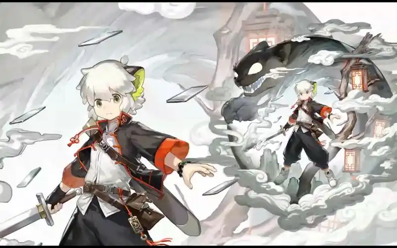 明日方舟罗小黑动态精二立绘