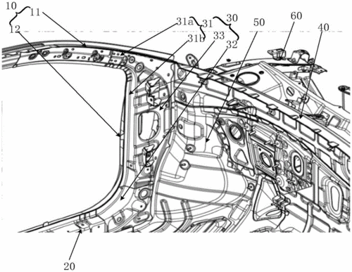 一种汽车a柱结构总成和具有其的汽车的制作方法