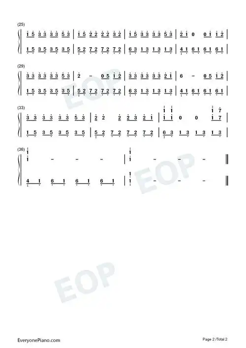 微微傅如乔温暖治愈系的歌声让人循环播放双手简谱预览2