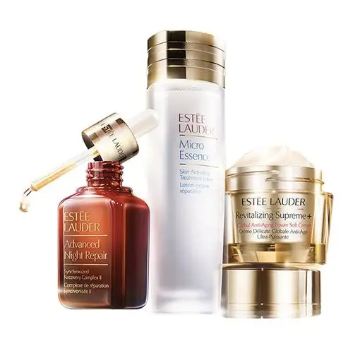 estee lauder 雅诗兰黛 抗衰老3件套 小棕瓶精华 原生液 智妍面霜 赋