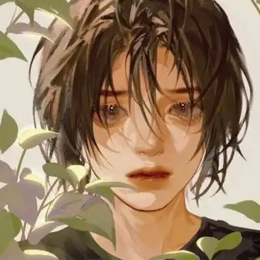 温暖很治愈的干净简单动漫男头