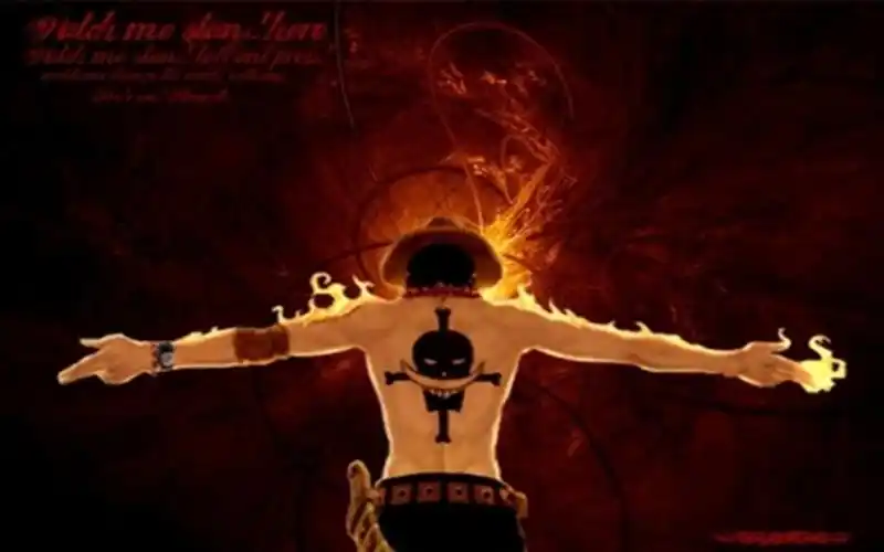 日本动漫《海贼王》火拳艾斯图片桌面壁纸