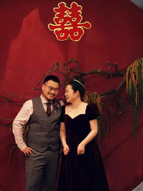 婚礼签到区合影区入场背景合体