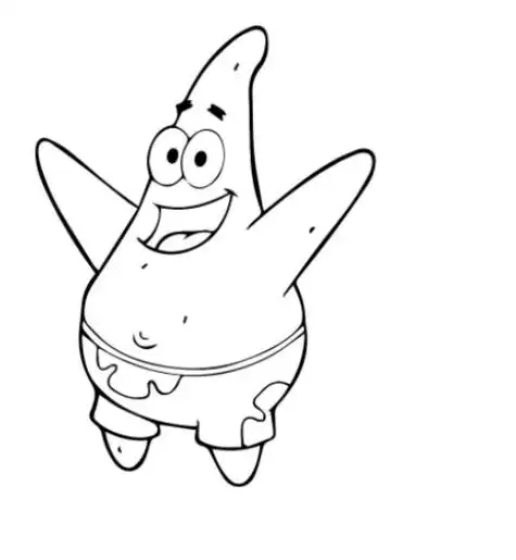 可爱彩色派大星简笔画怎么画 卡通动漫派大星简笔画步骤图解