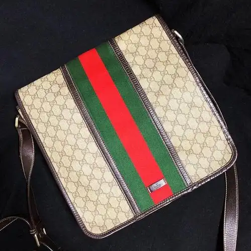 gucci古驰红绿织带经典老花单肩包-心上共享平台