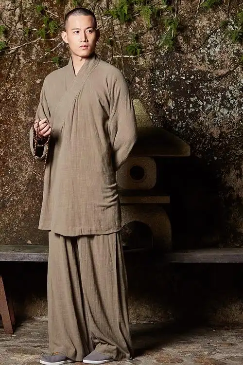 慈缘僧服罗汉褂四季款僧衣短褂男女款僧袍套装禅修衣和尚服 冬季加厚