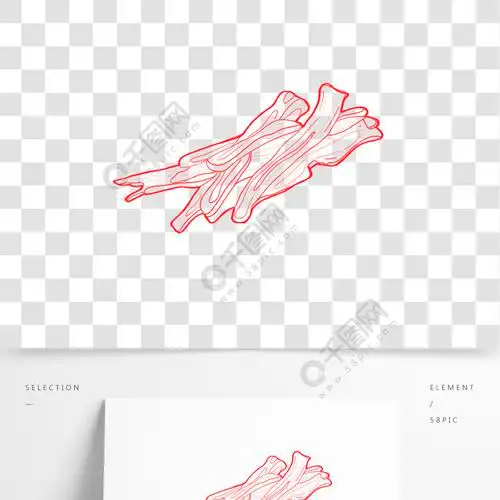 当归中药写实线稿