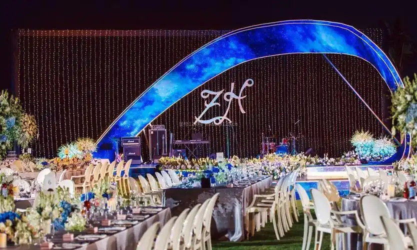 豪华风格婚庆现场布置装修效果图片