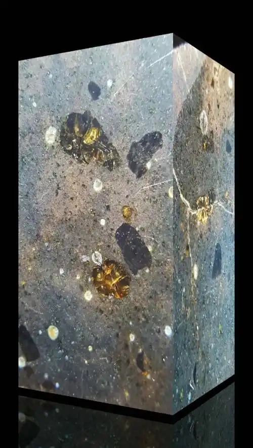 一组美丽的球粒陨石内部特写,我负责发布,你负责欣赏.