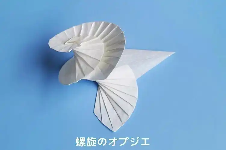 折纸视频海螺卷贝教程折纸展示附图解