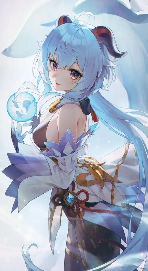 甘雨插画图片壁纸