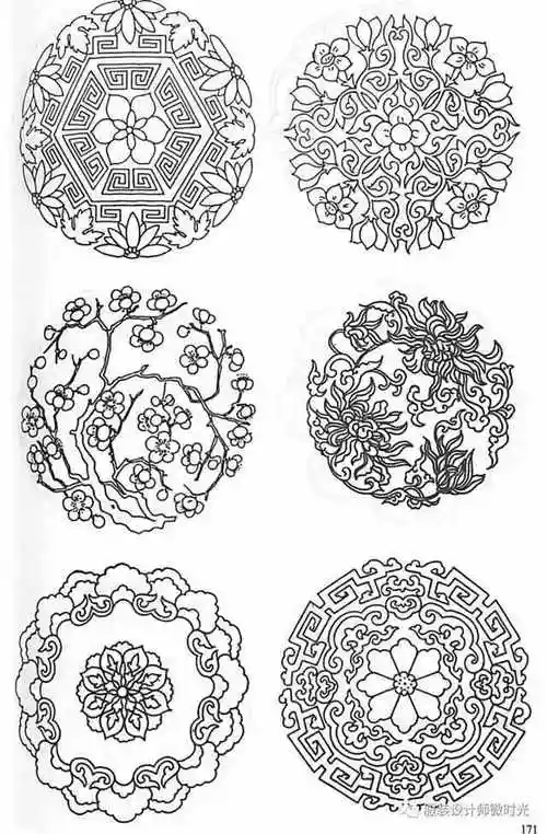 纹样敦煌中国传统纹饰服装设计效果图vs图案大全