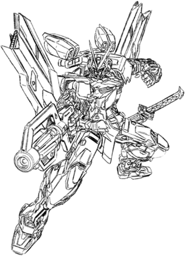 【机体设定】mbf-p02kai 异端高达红色机·改(机动战士高达seed vs