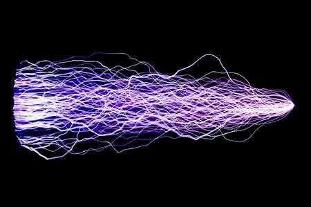 火花放电.物理现象照片