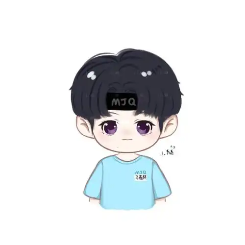 摸一个q版#马嘉祺 #绘画