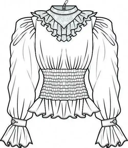 40例上衣款式图快拿去参考吧