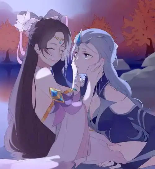 貂蝉和露娜图片 亲热