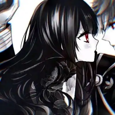 黑暗风情侣头像情侣头像黑暗系独一无二