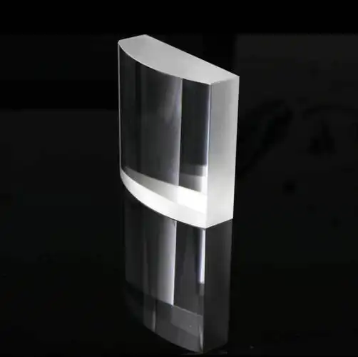 光学双凸镜片k9镀膜柱面镜半球激光面镜平凸石英柱面透镜hmy