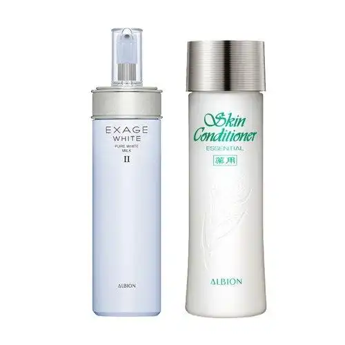 【包税】albion/奥尔滨水乳 健康水330ml 蓝色保湿渗透乳2号200g 国际