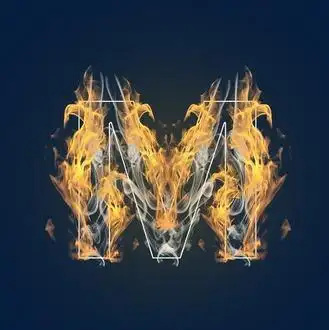 个人vip和企业vip免费下载免抠艺术字炫酷火焰光效字母m企业vip免费