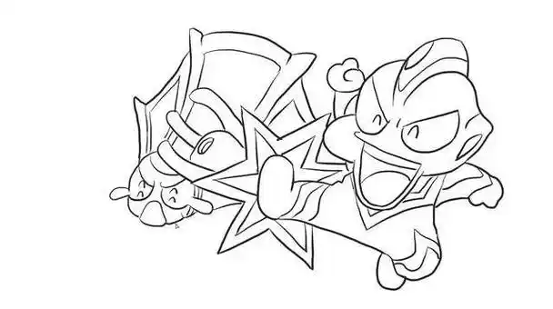 奥特曼打怪兽简笔画 奥特曼打怪兽简笔画图片大全