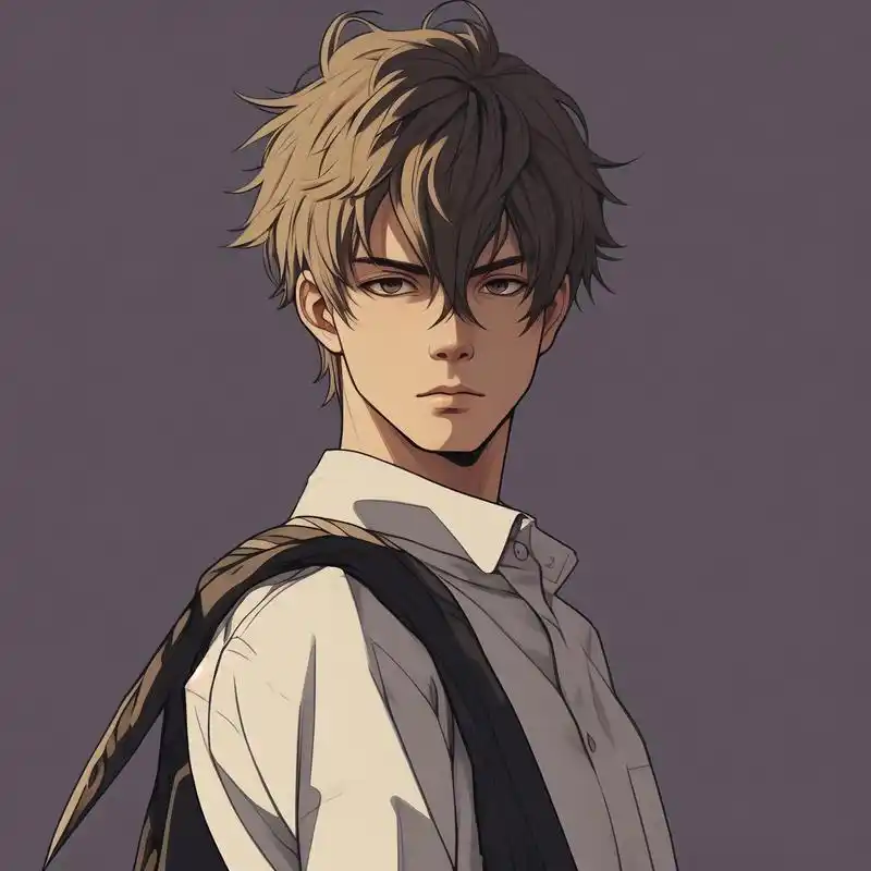 92动漫男生冷酷帅气头像78