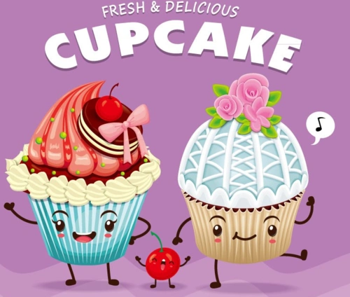 卡通纸杯蛋糕图片大全