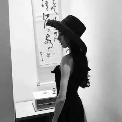 时尚背影霸气女生头像 唯美侧脸女生头像