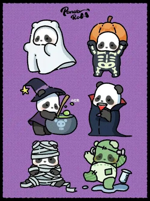 万圣节快乐可爱鬼来咯