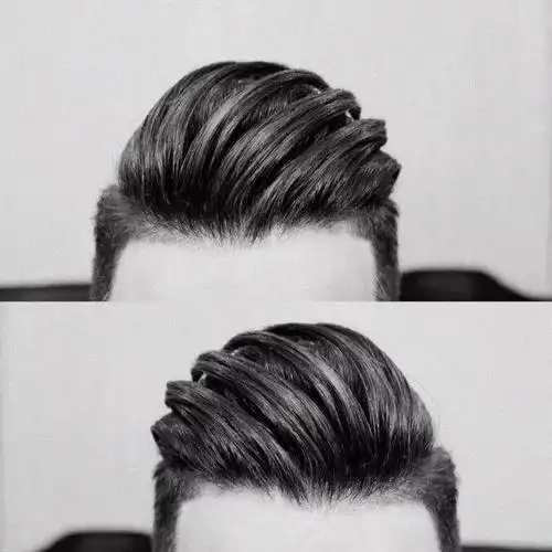 利落感侧分背头 非常适合职场上班族,发型着装除了时尚以外,一定要