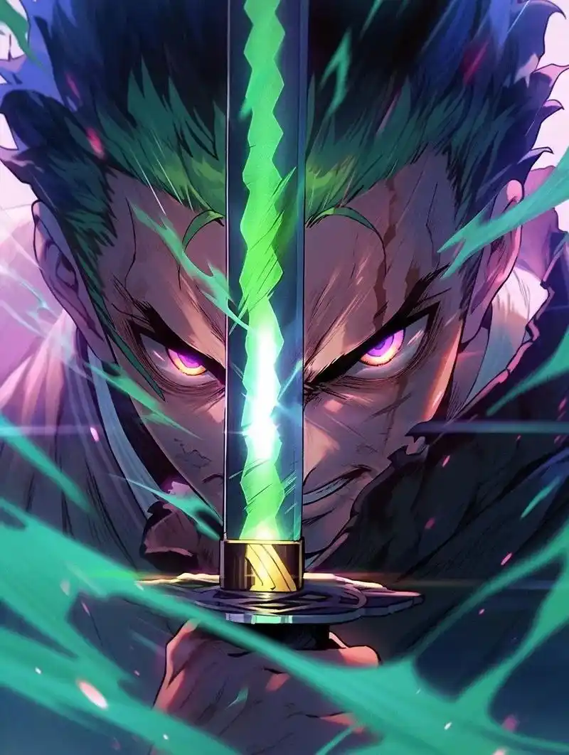 aigc|罗罗诺亚·索隆(内附咒语)无斩不断之物,三刀流奥义 - 抖音