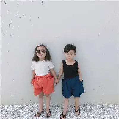 情侣头像可爱小孩一对