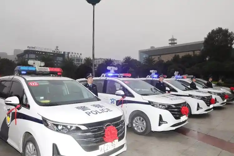 110宣传日38辆崭新警车配发一线郴城治安防控再提质升级