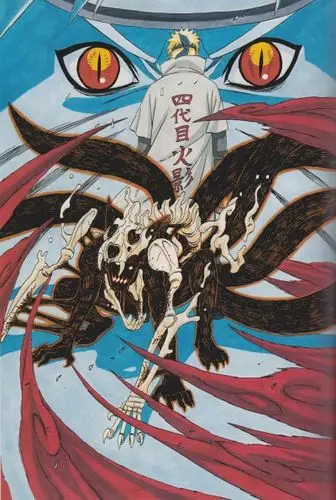 ルト- 《火影忍者》漫画 原画 #岸本齐史# 漩涡鸣人 第四代火影 九尾