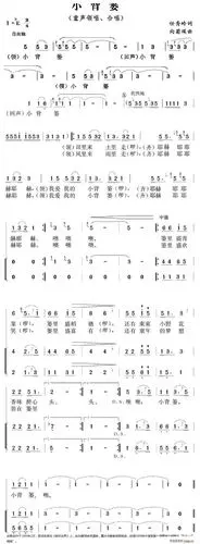 小背篓(任秀岭词 向菊瑛曲,领唱 ) 合唱 歌谱简谱网
