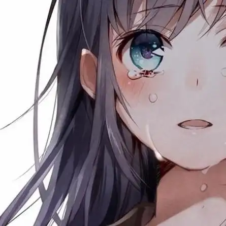 哭泣的动漫女生头像