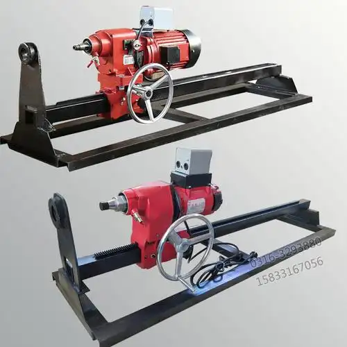 小型钻孔机水钻钻孔机小型过道眼钻孔机马路钻孔机华翔水钻顶管机