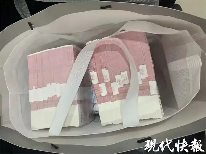 称家中老人在自家车库门口捡到几十万现金,找不到失主,请求帮助