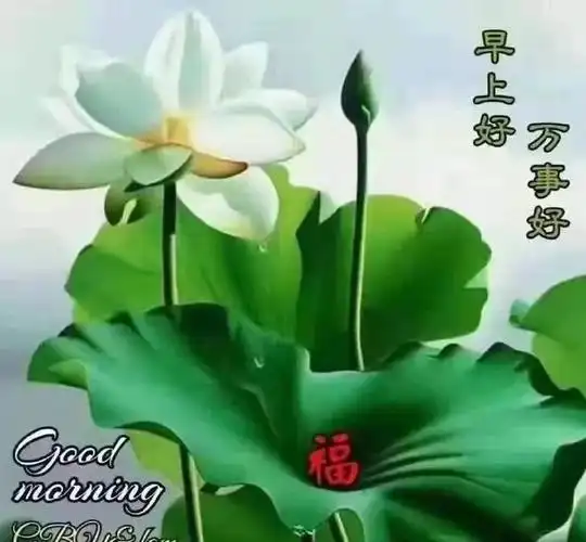 早上好漂亮问候表情图片周四早晨好祝福语录大全