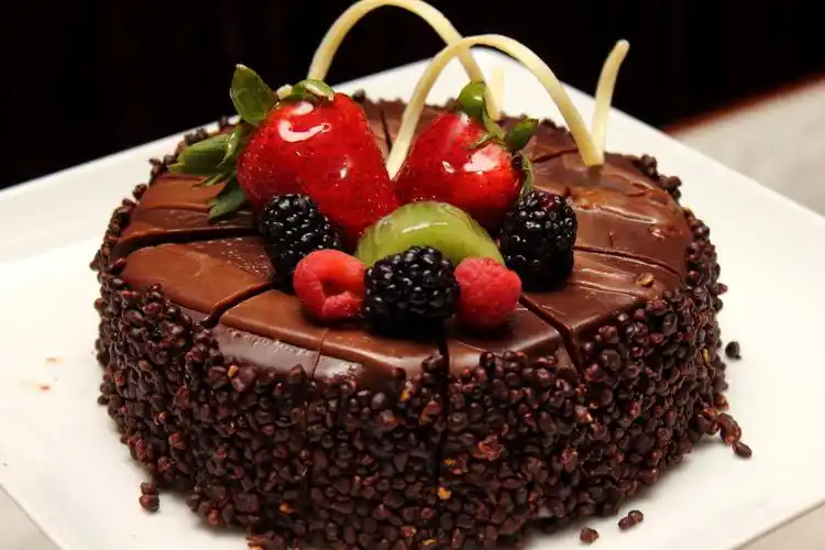 >巧克力蛋糕