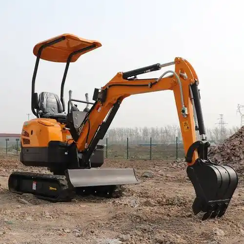 10型小型挖掘机果园种植挖坑挖土机农业微型履带挖掘机