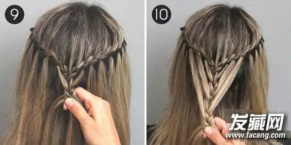 长发编发教程 三分钟diy希腊女神辫 编辫子发型图解